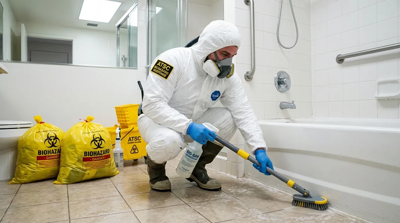 Decontamination equipment deployed for Blood Cleanup in Grayson Valley